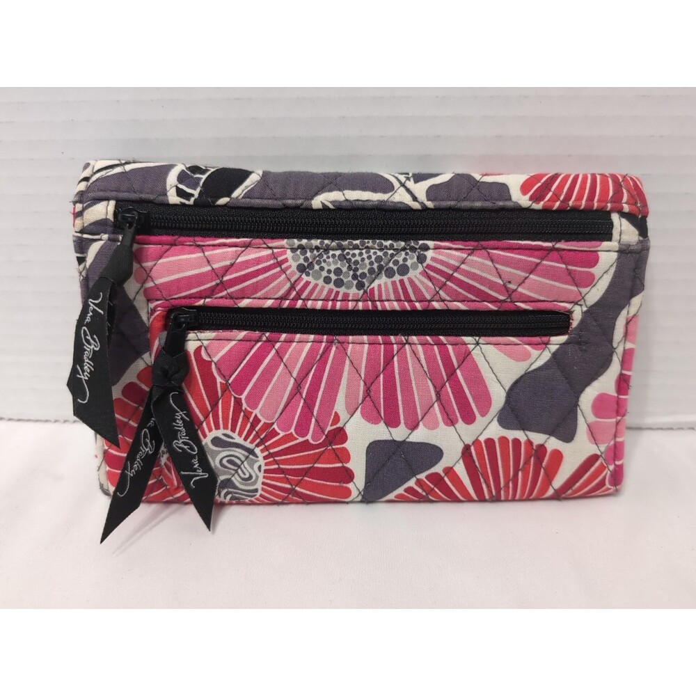 VERA BRADLEY  Trifold WALLET Cherry Blossoms Pattern